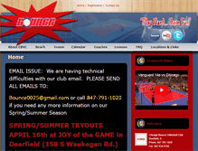 Tablet Screenshot of chicagobouncevolleyball.com